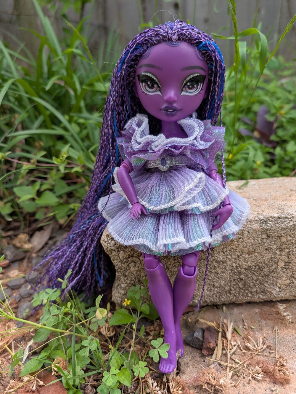 Shadow High Monique Verbena Doll In Layered Lavender Dress